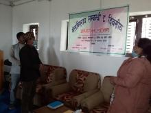 लिम्चुङ्बुङ गाउँपालिका स्थानीय न्यायीक समितीको आयोजना र मानव अधिकार मन्च ईलामको सहजीकरणमा मेलमिलाप सम्बन्धी ८ दिबसिय तालिम सुरु ।